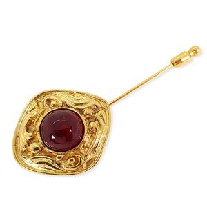 CHANEL Gold Brooch
